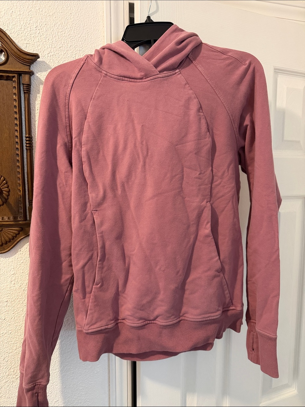 lululemon athletica Dusty Rose Hooded Pullover Sweater